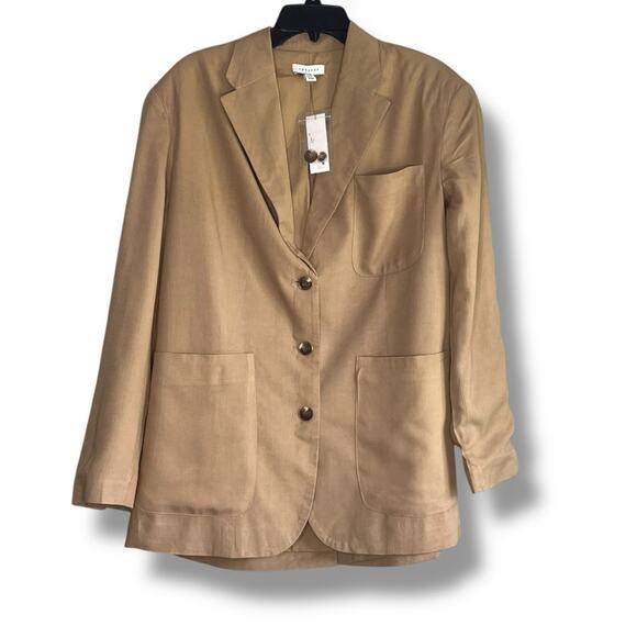 Topshop Jackets & Blazers - Topshop Single Breasted Oversized Blazer Jacket NWT